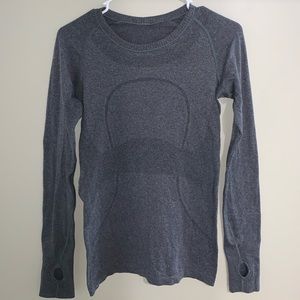 Swiftly tech grey long sleeve lululemon